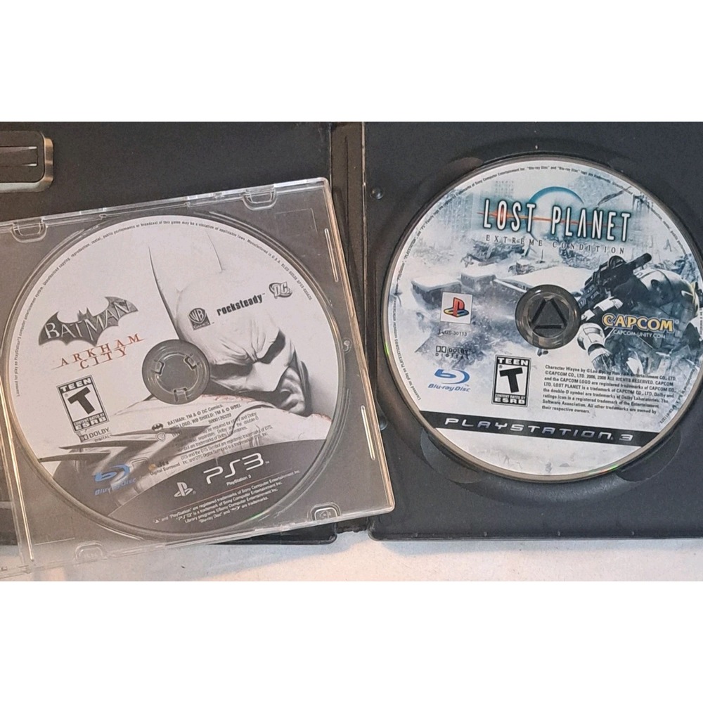 PS3 Game Lot Batman Arkham City And Lost Planet Extreme Condition